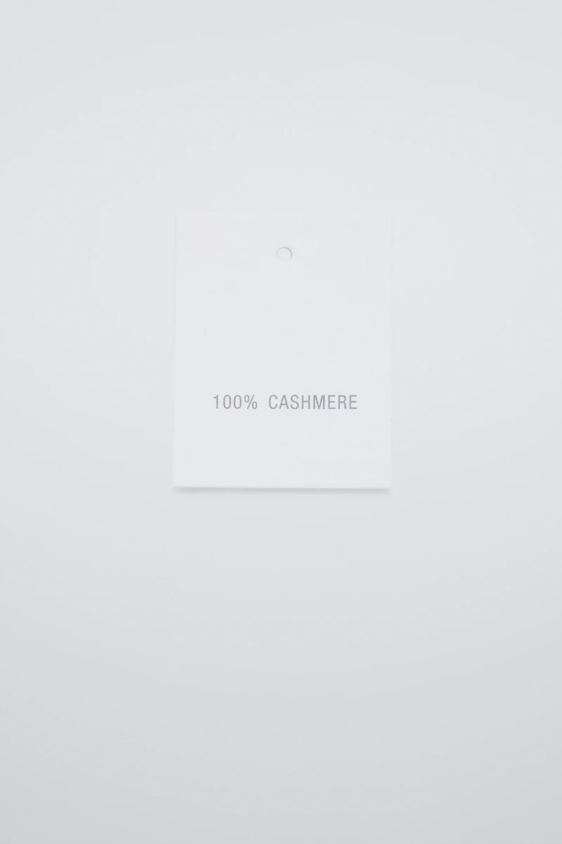 100% CASHMERE KNIT SWEATER