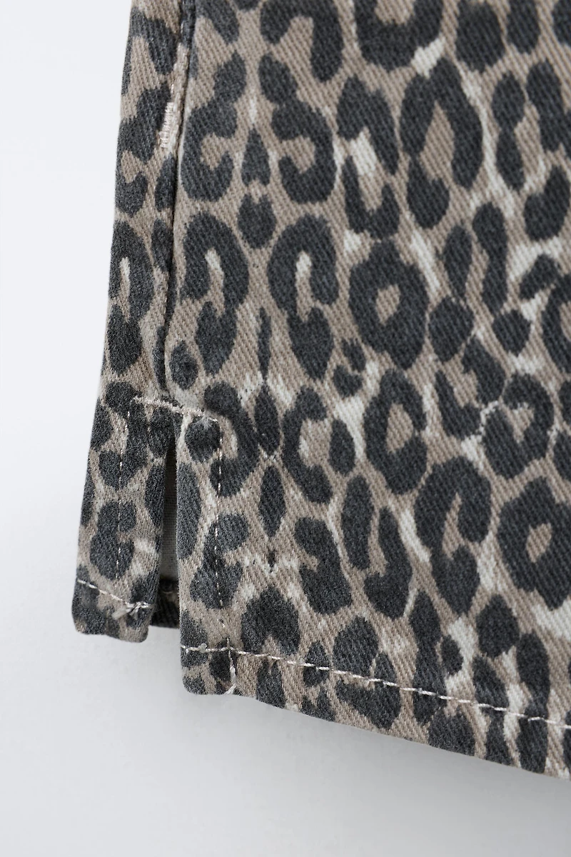 JUPE-SHORT ANIMAL PRINT