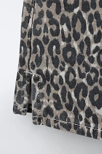 JUPE-SHORT ANIMAL PRINT