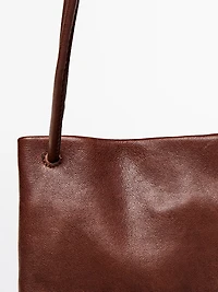 Sac à bandoulière en cuir nappa