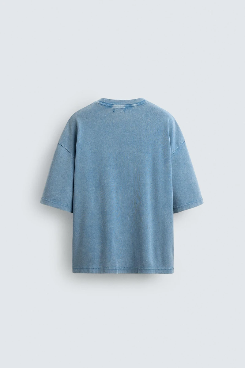 BOXY FIT TEXTURED SWEATSHIRT