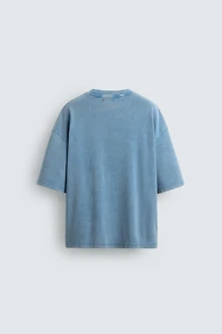BOXY FIT TEXTURED SWEATSHIRT