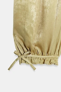 ELASTIC WAISTBAND BLOOMER PANTS