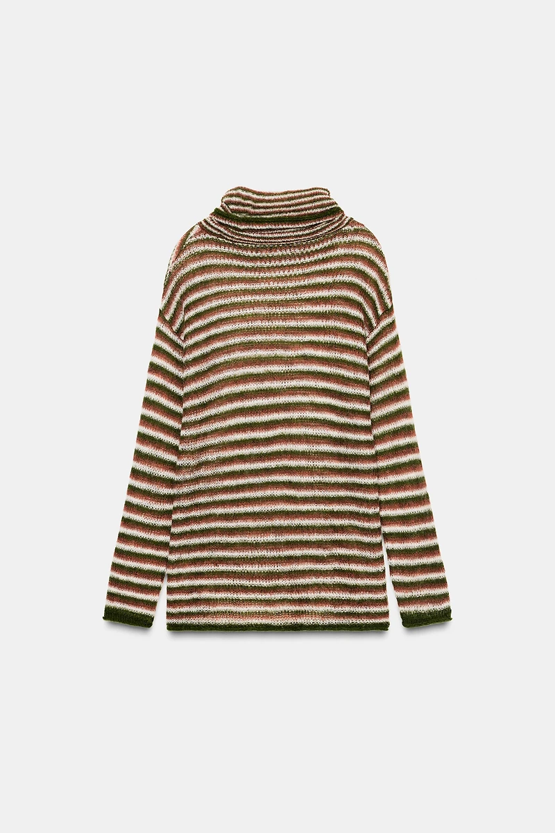 STRIPED KNIT JUMPER
