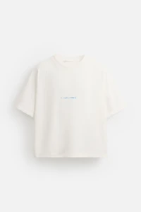WASHED PRINT T-SHIRT
