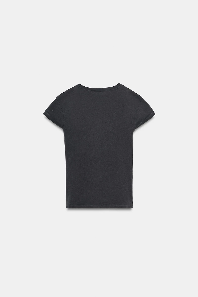 FRONT TEXT T-SHIRT