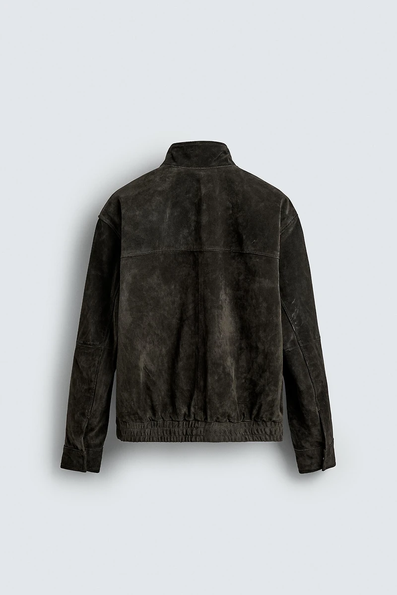 SUEDE LEATHER JACKET