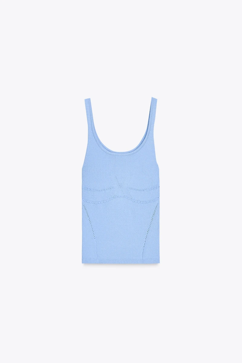 FITTED KNIT TOP