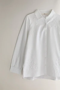 CHEMISE COTON BRODERIES
