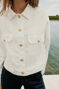 BLOUSON BOUTONS DORÉS