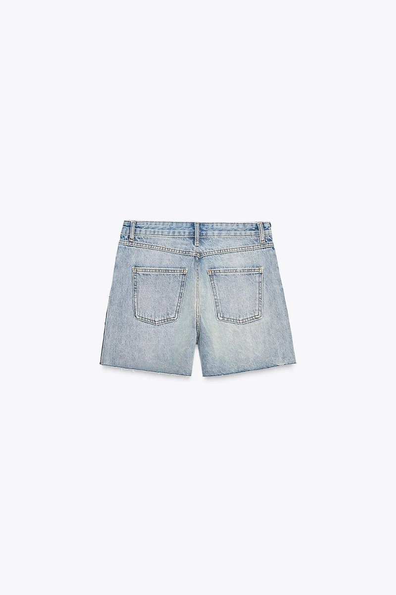 SHORT EN DENIM ZW COLLECTION TAILLE NORMALE