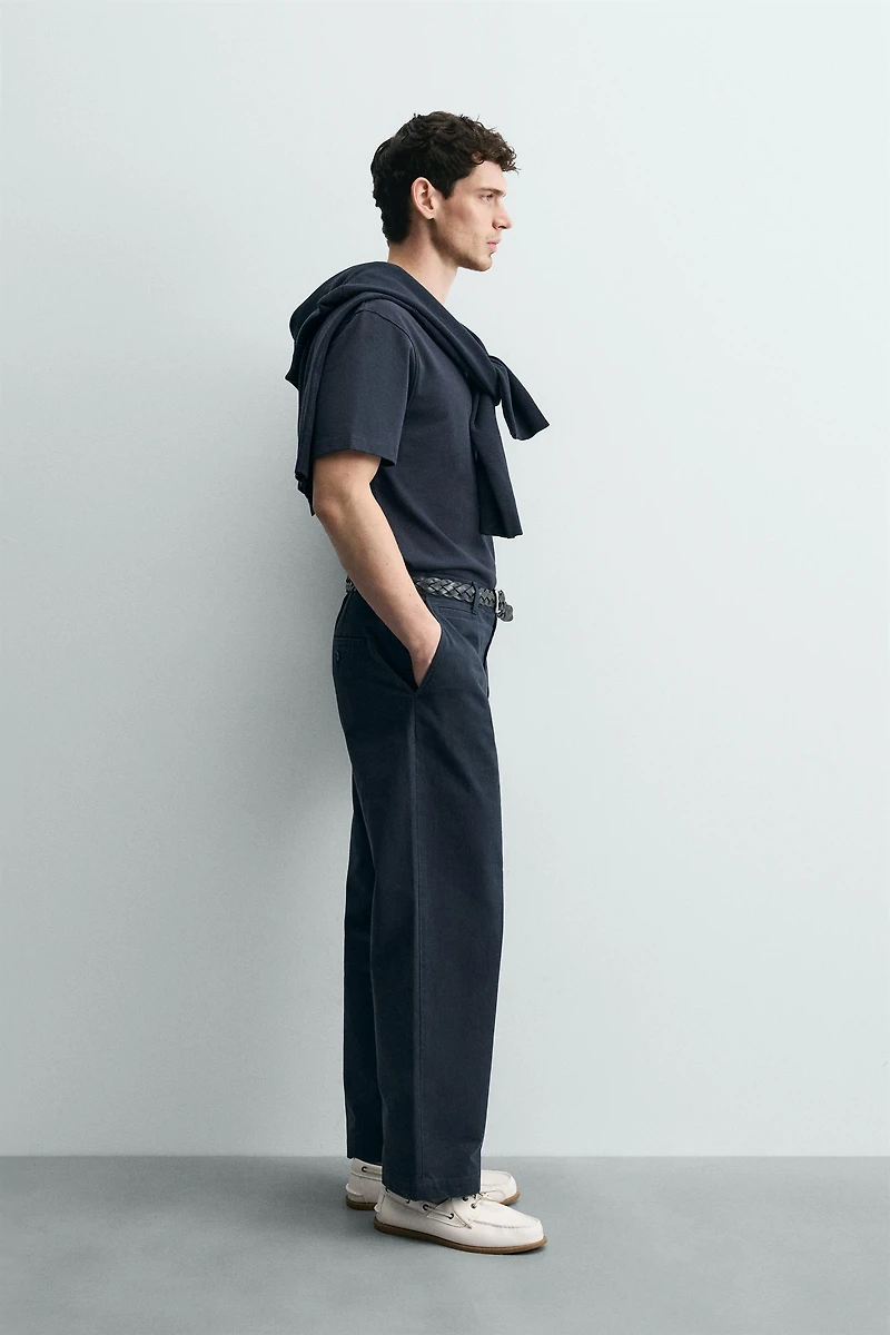STRAIGHT FIT CHINO PANTS