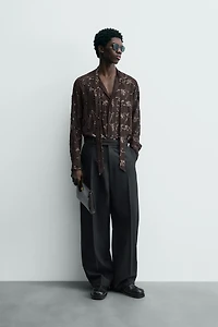 CHEMISE SEMI-TRANSPARENTE À PAILLETTES LIMITED EDITION