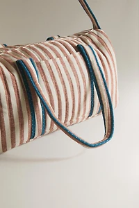 STRIPED DIAPER BAG