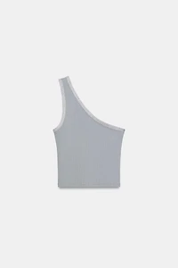 ASYMMETRIC SPARKLY TOP