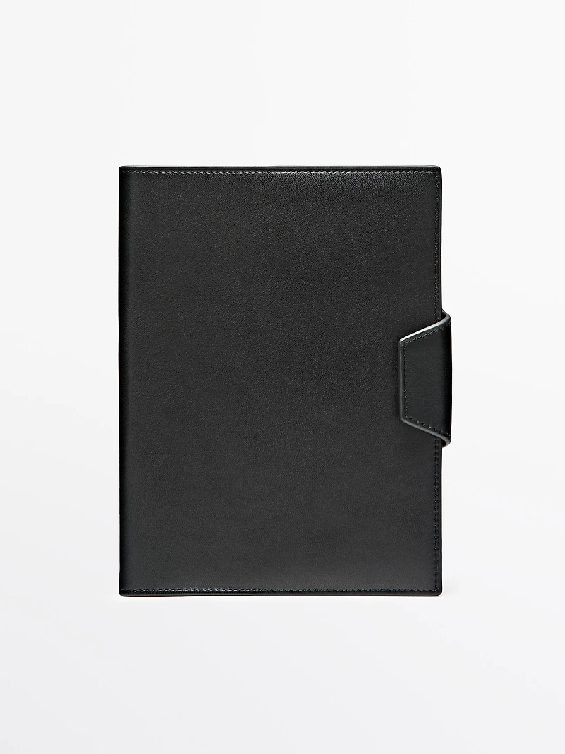 Nappa leather notebook cover
