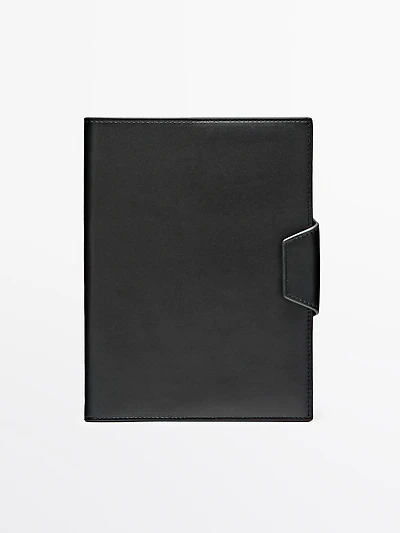 Nappa leather notebook cover