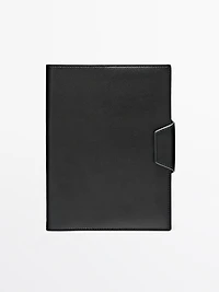 Nappa leather notebook cover