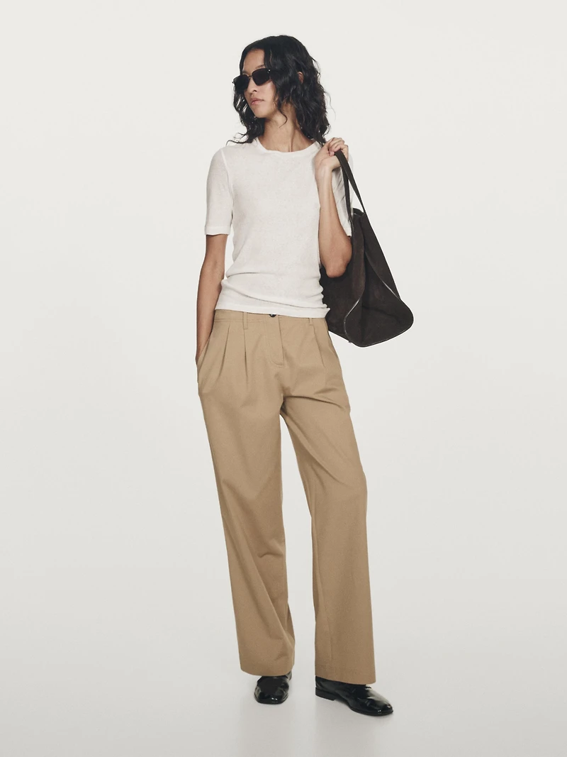 Wide-leg trousers