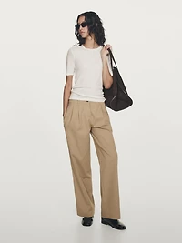 Wide-leg trousers
