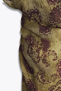 ASYMMETRIC PRINTED MIDI DRESS