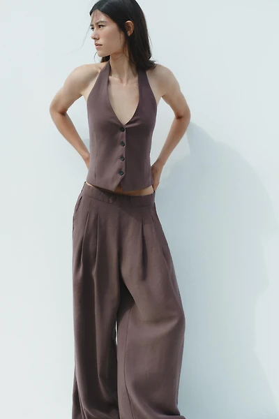 HALTER TIE VEST
