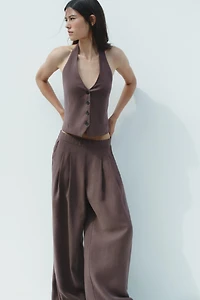 HALTER TIE VEST