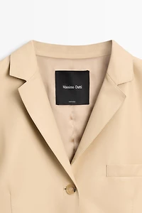 Nappa leather blazer