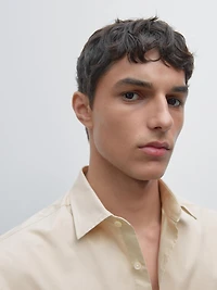 Regular fit stretch shirt