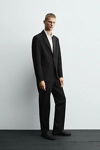 PANTALON DE COSTUME SMOKING AVEC LAINE