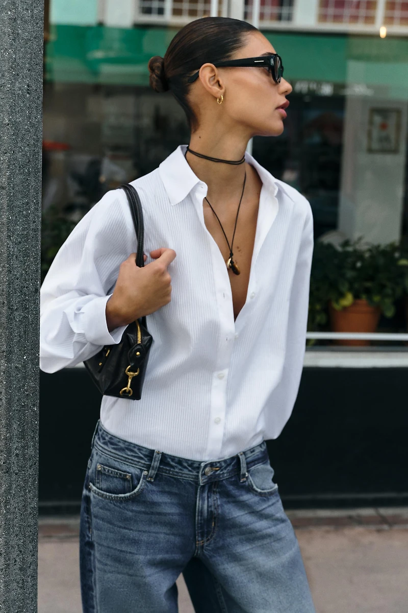 STRIPED COTTON SHIRT