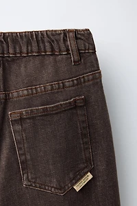 WASHED EFFECT BALLOON JEANS