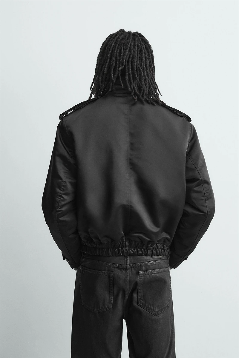 BLOUSON BOMBER TECHNIQUE MATELASSÉ
