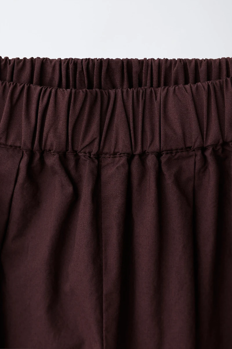 PANTALON SAROUEL EN POPELINE