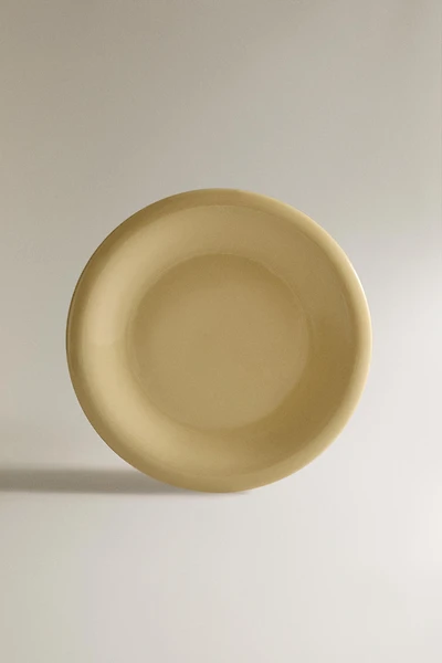 ENAMELLED STONEWARE DINNER PLATE