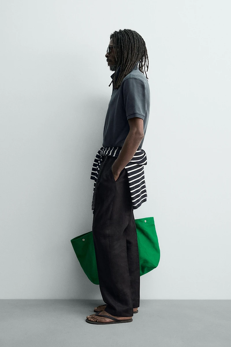 WASHED PIQUÉ POLO SHIRT AARON LEVINE X ZARA