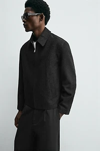 BLOUSON TEXTURÉ BRILLANT