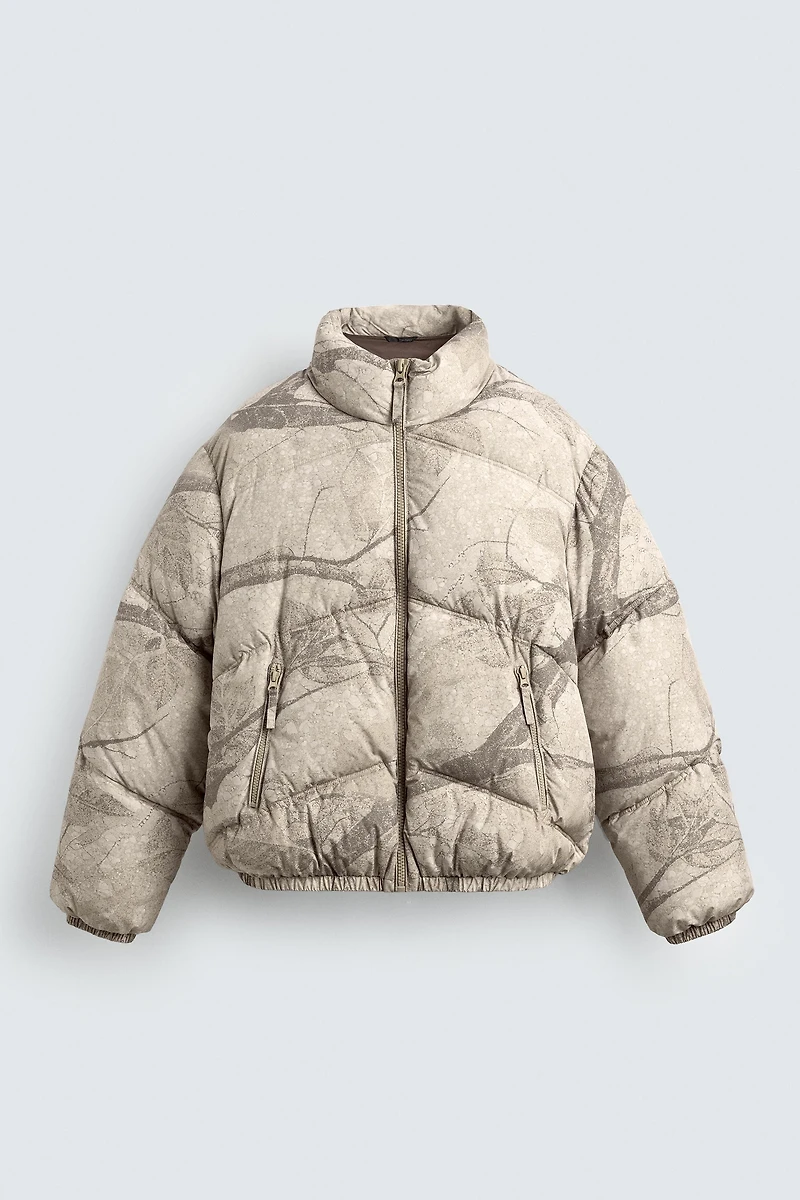 VESTE MATELASSÉE IMPRIMÉ ABSTRAIT