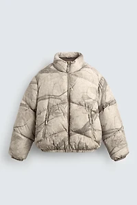 VESTE MATELASSÉE IMPRIMÉ ABSTRAIT