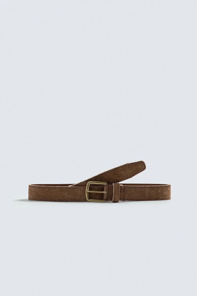 SPLIT LEATHER BELT