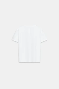 T-SHIRT EN COTON MERCERISÉ