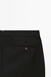 100% wool suit pants