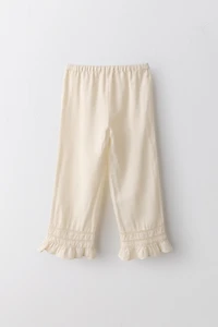 JUPE-CULOTTE ENTREDEUX LIN COTON 6-12 ANS LIMITED EDITION