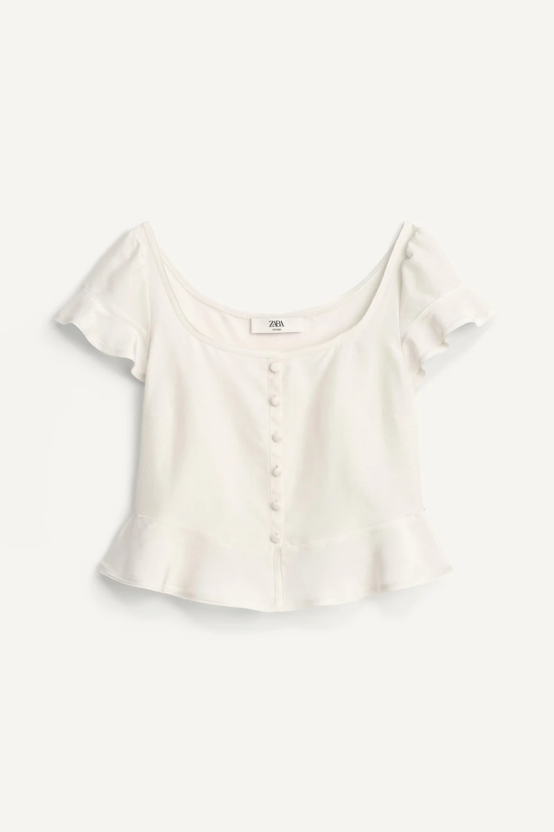 LIMITED EDITION ROMANTIC BUTTONED TOP