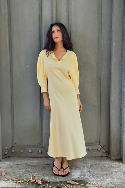 BUTTONED MIDI DRESS