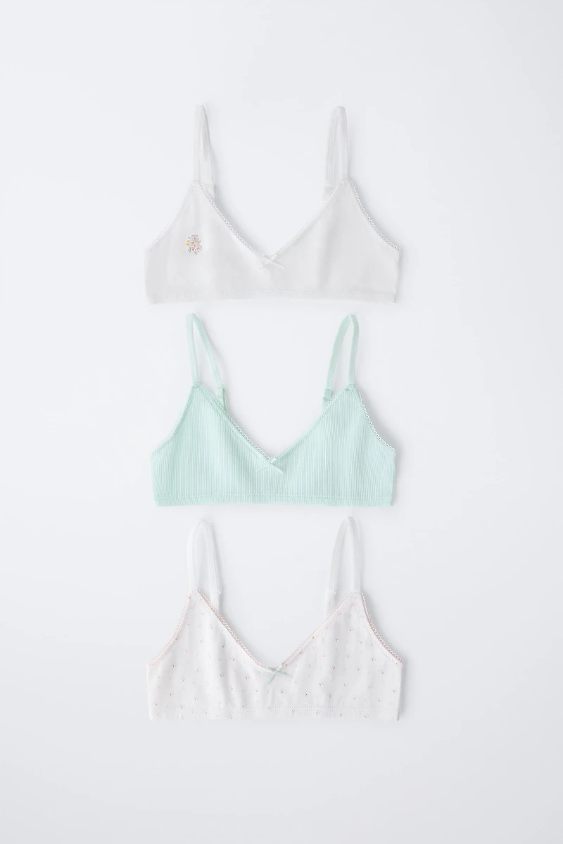 9-14 YEARS/ THREE-PACK OF PATCHWORK TOPS