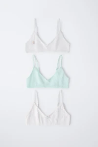 9-14 YEARS/ THREE-PACK OF PATCHWORK TOPS