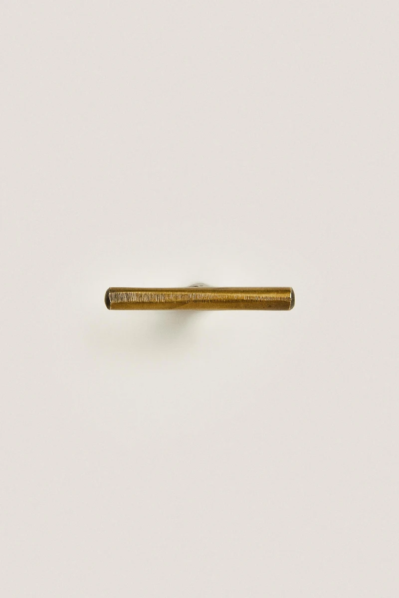 LOT DE POIGNÉES MÉTALLIQUES DORÉES (LOT DE 2)
