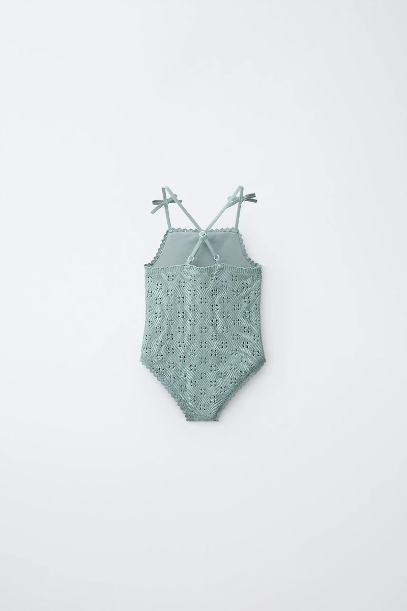 1-6 ANS/ MAILLOT DE BAIN EN CROCHET