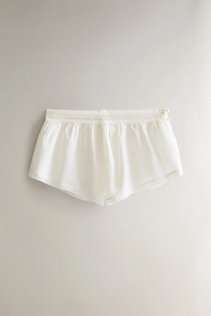 LACE CULOTTES SHORTS